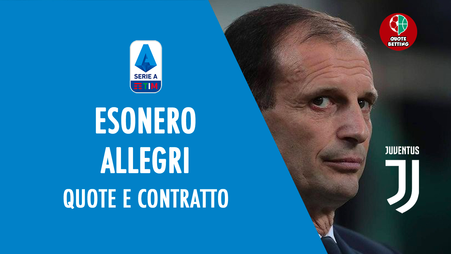 Esonero Allegri via dalla Juventus? Quote, contratto e stipendio